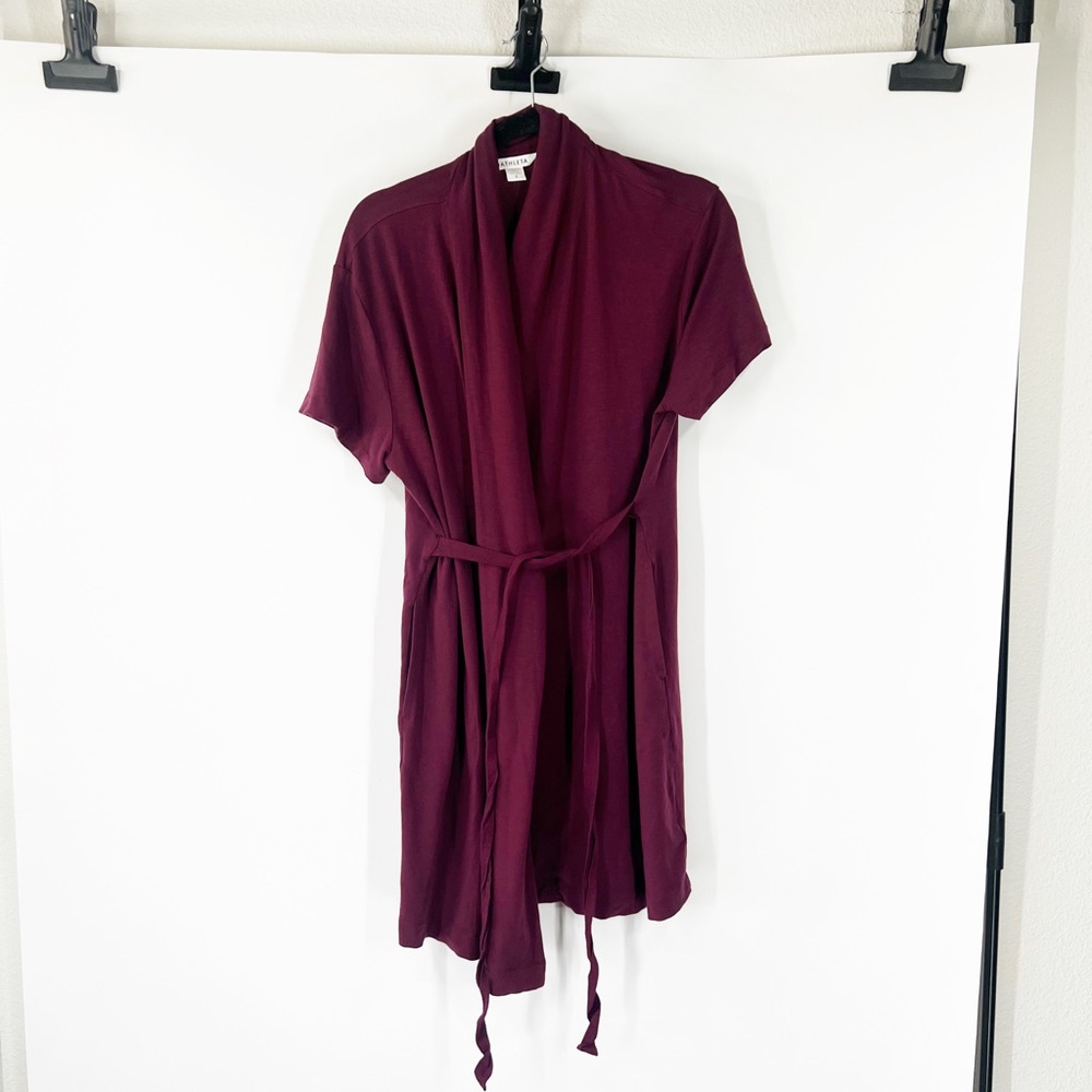 Athleta Nighttime Bliss Short Sleeve Robe